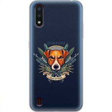 Чохол для Samsung Galaxy A01 (A015) MixCase Патрон логотип