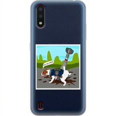 Чохол для Samsung Galaxy A01 (A015) MixCase Патрон хороший приклад