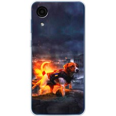 Чохол для Samsung Galaxy A03 Core (A032) MixCase Патрон в руїнах міста