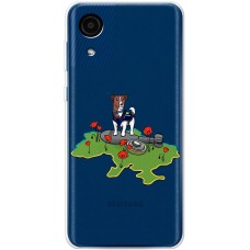 Чохол для Samsung Galaxy A03 Core (A032) MixCase Патрон захисник України