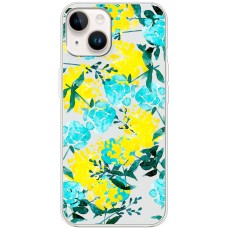 Чохол для iPhone 15 MixCase патріотичні жовто-блакитні квіти