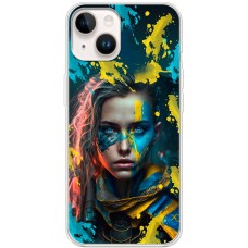 Чохол для iPhone 15 MixCase патріотичні воєвнича Українка
