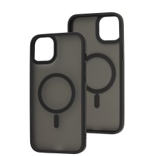 Чохол для iPhone 15 Plus WAVE Matte Insane MagSafe black