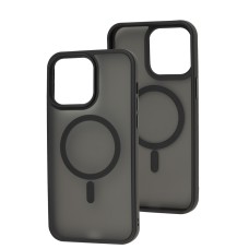 Чохол для iPhone 14 Pro Max WAVE Matte Insane MagSafe black
