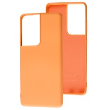 Чохол для Samsung Galaxy S21 Ultra (G998) Wave colorful peach