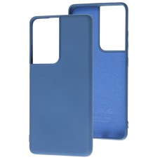 Чохол для Samsung Galaxy S21 Ultra (G998) Wave colorful blue