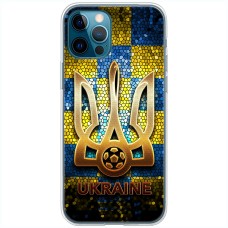 Чохол для iPhone 13 Pro Max MixCase патріотичні позолочений тризуб