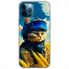 Чохол для iPhone 13 Pro Max MixCase патріотичні котик