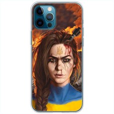 Чохол для iPhone 13 Pro Max MixCase патріотичні побита та нескорена