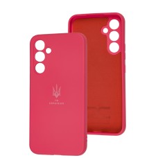 Чохол для Samsung Galaxy A54 (A546) Silicone Full Тризуб малиновий