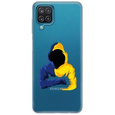 Чохол для Samsung Galaxy A12 / M12 MixCase патріотичні синьо-жовті кольори
