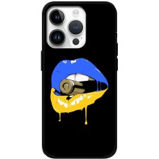 Чохол для iPhone 15 Pro MixCase патріотичні пуля губи