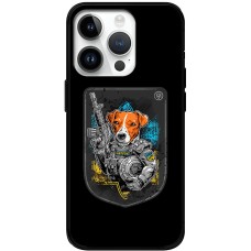 Чохол для iPhone 15 Pro MixCase патріотичні бойовий патрон