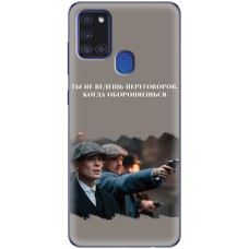 Чохол для Samsung A21S (A217) гострі козирки 8