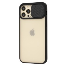 Чохол для iPhone 12 Pro LikGus Camshield camera protect чорний