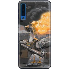 Чохол для Samsung Galaxy A7 2018 (A750) MixCase патріотичні гусак з РПГ