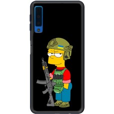 Чохол для Samsung Galaxy A7 2018 (A750) MixCase патріотичні Барт за Україну