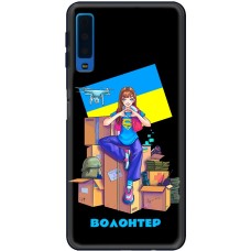 Чохол для Samsung Galaxy A7 2018 (A750) MixCase патріотичні волонтер