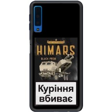 Чохол для Samsung Galaxy A7 2018 (A750) MixCase патріотичні Himars куріння вбиває