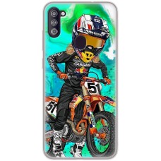 Чохол для Samsung Galaxy A11 / M11 MixCase асорті мультяшний мотогонщик