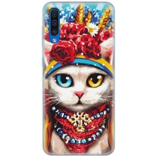 Чохол для Samsung Galaxy A50 / A50s / A30s MixCase Новий рік символ кіт патріот