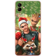 Чохол для Samsung Galaxy A04 (A045) MixCase Новий рік новорічний Марвел
