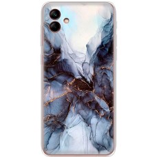Чохол для Samsung Galaxy A04 (A045) MixCase мармур темно-бірюзовий