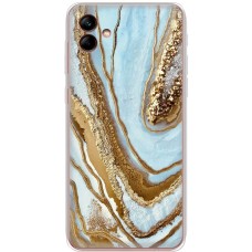 Чохол для Samsung Galaxy A04 (A045) MixCase мармур світло-бірюзовий I