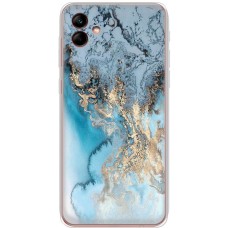 Чохол для Samsung Galaxy A04 (A045) MixCase мармур бірюзовий мікс