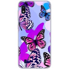 Чохол для Samsung Galaxy A10 (A105) MixCase метелики червоні