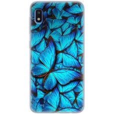 Чохол для Samsung Galaxy A10 (A105) MixCase метелики сині