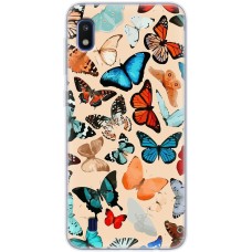 Чохол для Samsung Galaxy A10 (A105) MixCase метелики фарбами