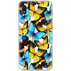 Чохол для Samsung Galaxy A10 (A105) MixCase метелики різнокольорові