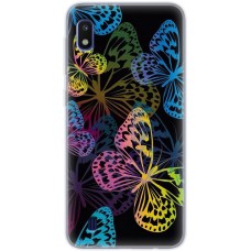 Чохол для Samsung Galaxy A10 (A105) MixCase метелики неонові