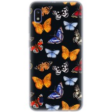 Чохол для Samsung Galaxy A10 (A105) MixCase метелики фарбами mix