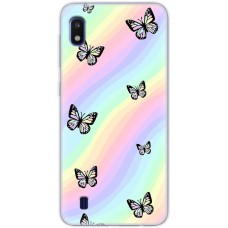 Чохол для Samsung Galaxy A10 (A105) MixCase метелики райдужні веселі