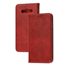 Чохол книжка Samsung Galaxy J7 2016 (J710) Black magnet червоний