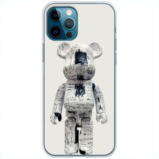 Чохол для iPhone 12 Pro MixCase робот білий розпис
