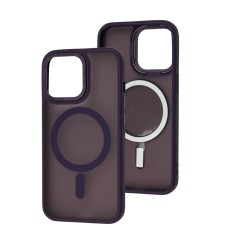 Чохол для iPhone 13 Pro Space color MagSafe фіолетовий