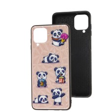 Чохол для Samsung Galaxy A12/M12 Wave Majesty baby panda/light pink
