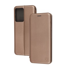 Чохол книжка Premium для Xiaomi 13 Lite 5G рожево-золотистий
