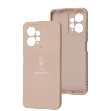 Чохол для Xiaomi Redmi Note 12 4G Silicone Full Тризуб рожевий / pink sand