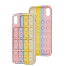 Чохол для iPhone Xs Max Pop it colors антистрес дизайн 3
