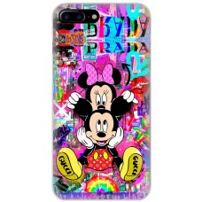 Чохол для iPhone 7 Plus / 8 Plus MixCase графіті Mickey and Minnie mouse