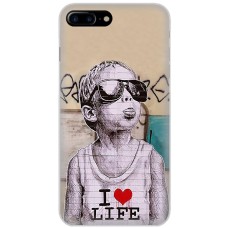 Чохол для iPhone 7 Plus / 8 Plus MixCase графіті I love life