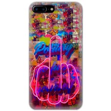 Чохол для iPhone 7 Plus / 8 Plus MixCase графіті pink hand