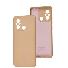 Чохол для Xiaomi Redmi 12C / 11A / Poco C55 Full camera пудра