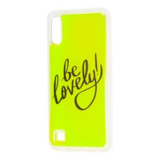 Чохол для Samsung Galaxy A10 (A105) "рідкий пісок" Be lovely салатовий
