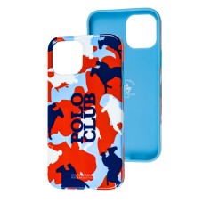 Чохол для iPhone 12 / 12 Pro Polo Camou червоний