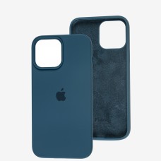 Чохол для iPhone 13 Pro Max Square Full silicone синій / cosmos blue